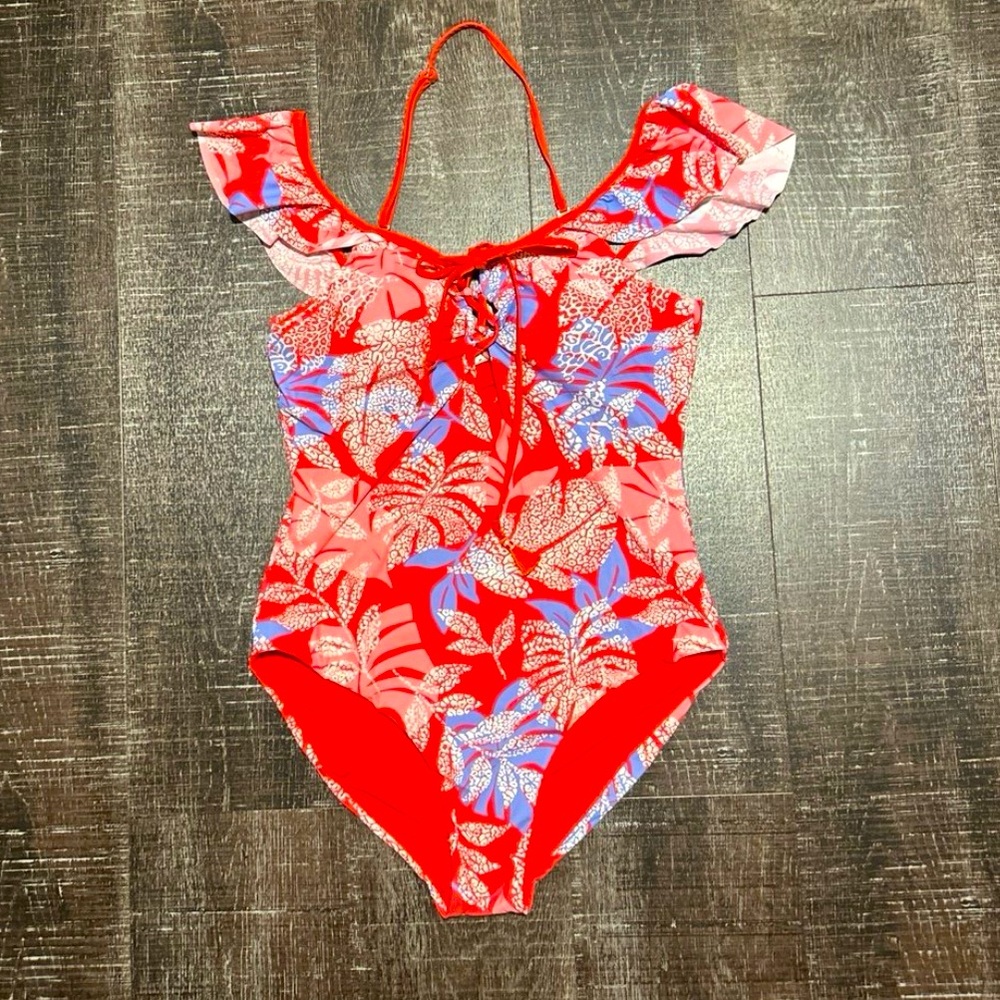 Tropical One piece swimsuit